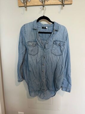 BDG Light Blue Denim Shirt